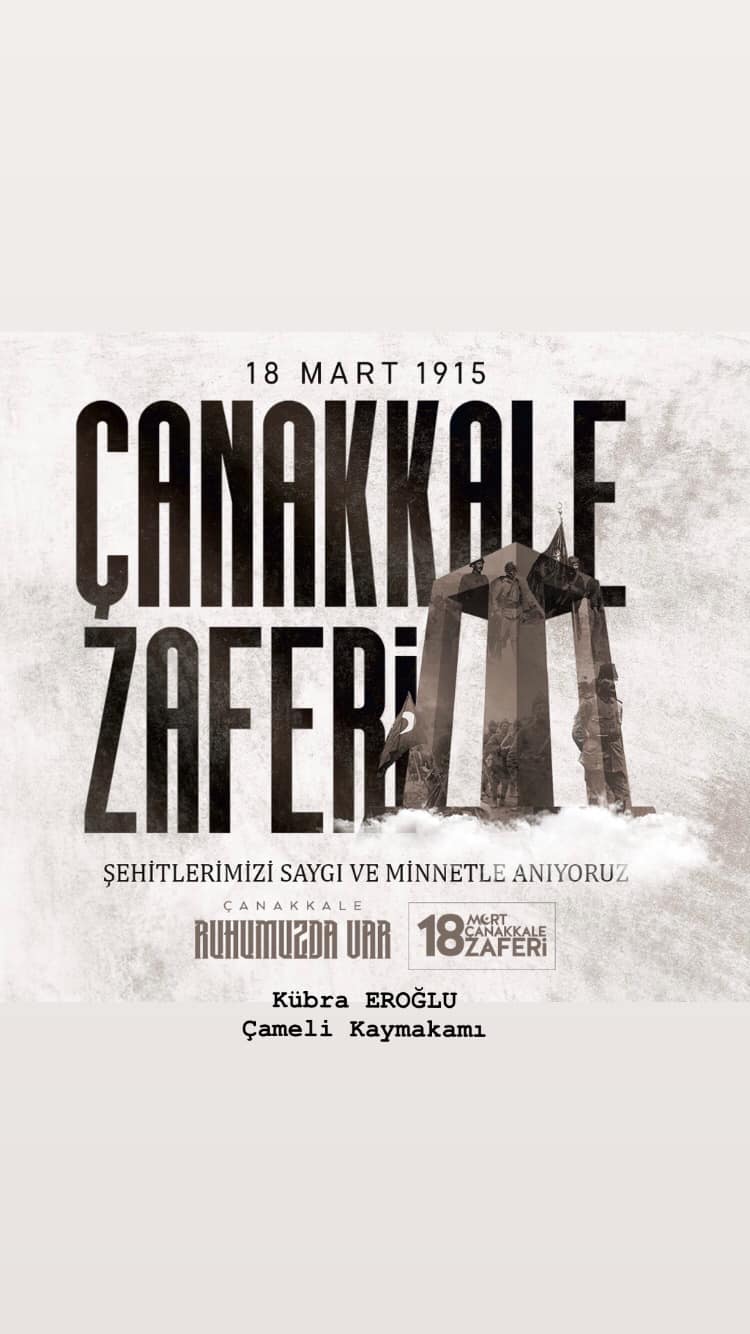 18 Mart Çanakkale Zaferi ve Şehitleri Anma Günü Mesajı